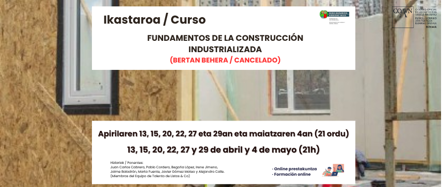 CURSO FUNDAMENTOS DE LA CONSTRUCCIÓN INDUSTRIALIZADA